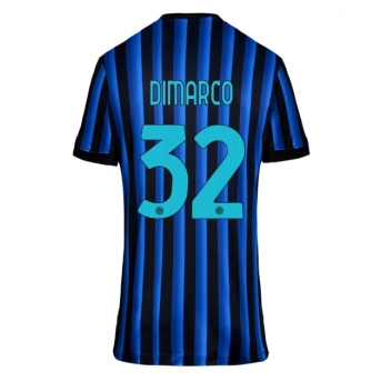 Inter Milan Federico Dimarco #32 Maglia Gara Casa Repliche 2025-26 Donna Maniche Corte